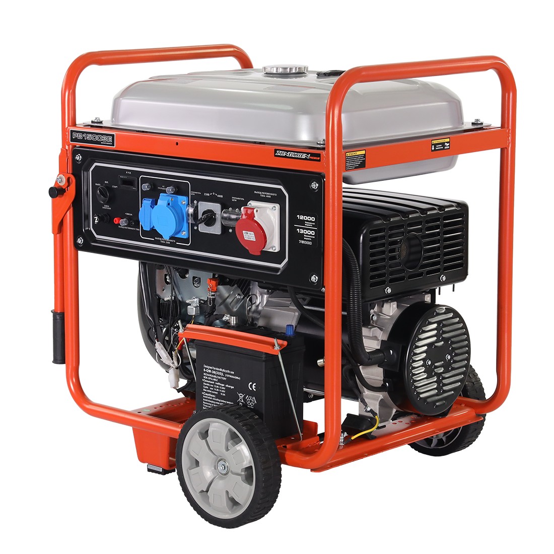 Генератор бензиновый Zongshen PB 15003 E 1T90DF151