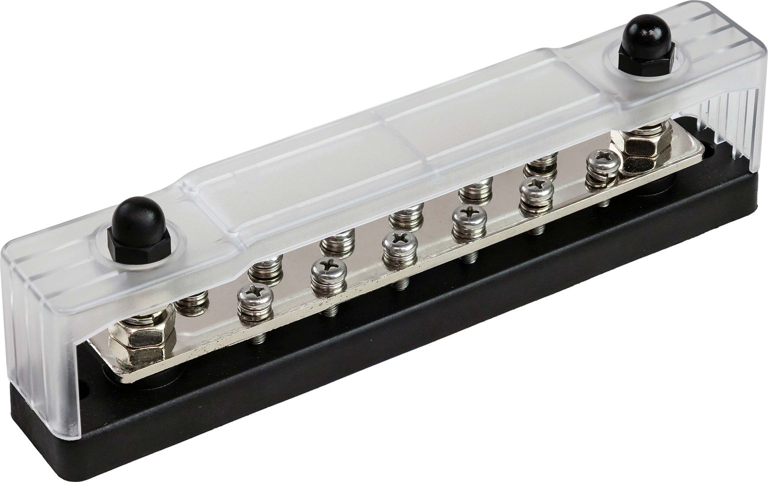 Колодка распределительная электромонтажная с защитной крышкой, 12 контактов