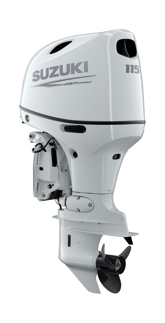 Лодочный мотор Suzuki DF115 BTL белый