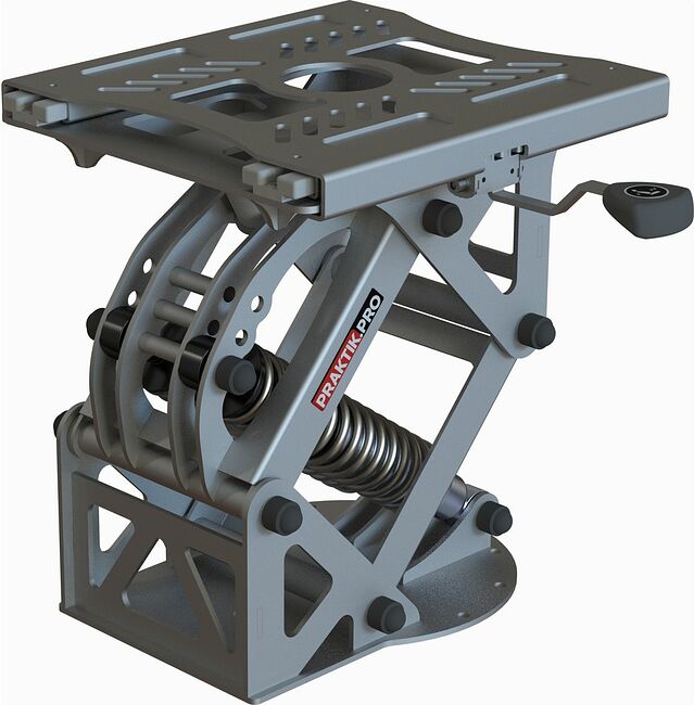 Стойка амортизационная Практик 300 S V2, со слайдером, оцинкованная, серая Стойка амортизационная Практик 300 S V2, со слайдером, оцинкованная, серая