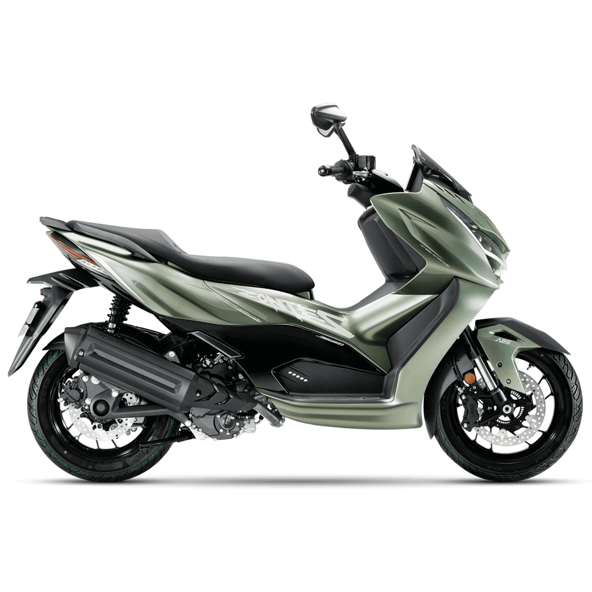 Максискутер Zontes ZT368-D зеленый 