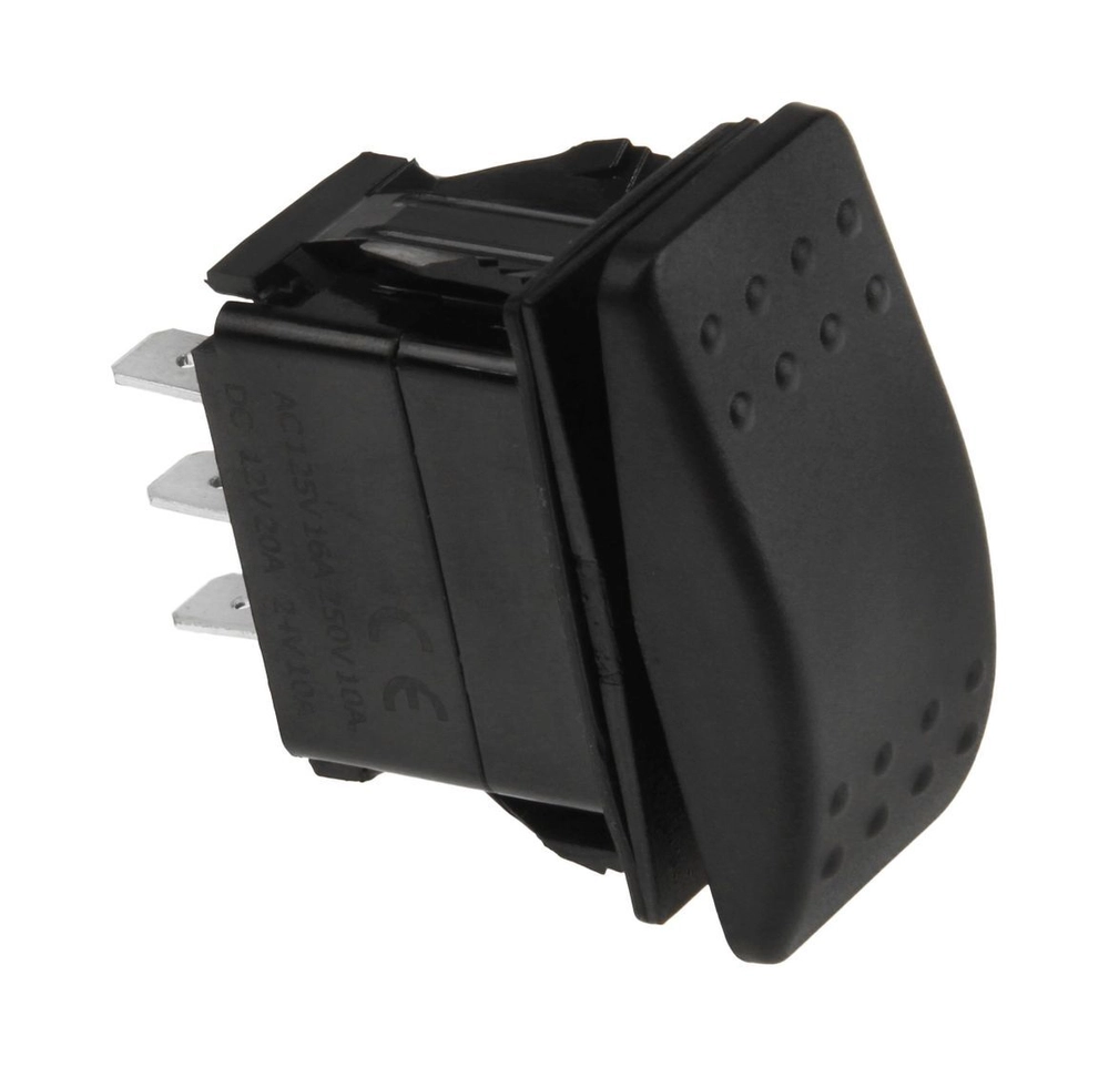 Переключатель трехпозиционный (ON)-OFF-ON 12 В/20А 3Р