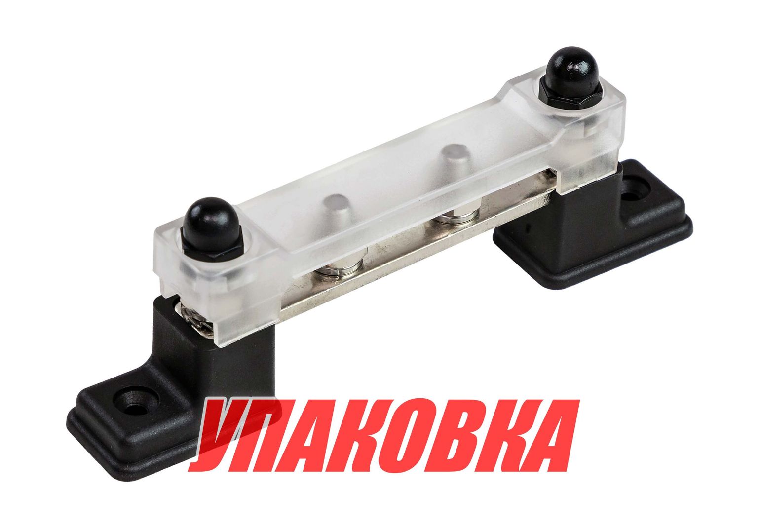 Колодка распределительная электромонтажная с защитной крышкой, 4 контакта (упаковка из 2 шт.)