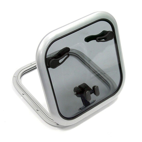 Люк палубный распашной Альбатрос 550х550 (черное исполнение) Люк палубный распашной Альбатрос 550х550 (черное исполнение)