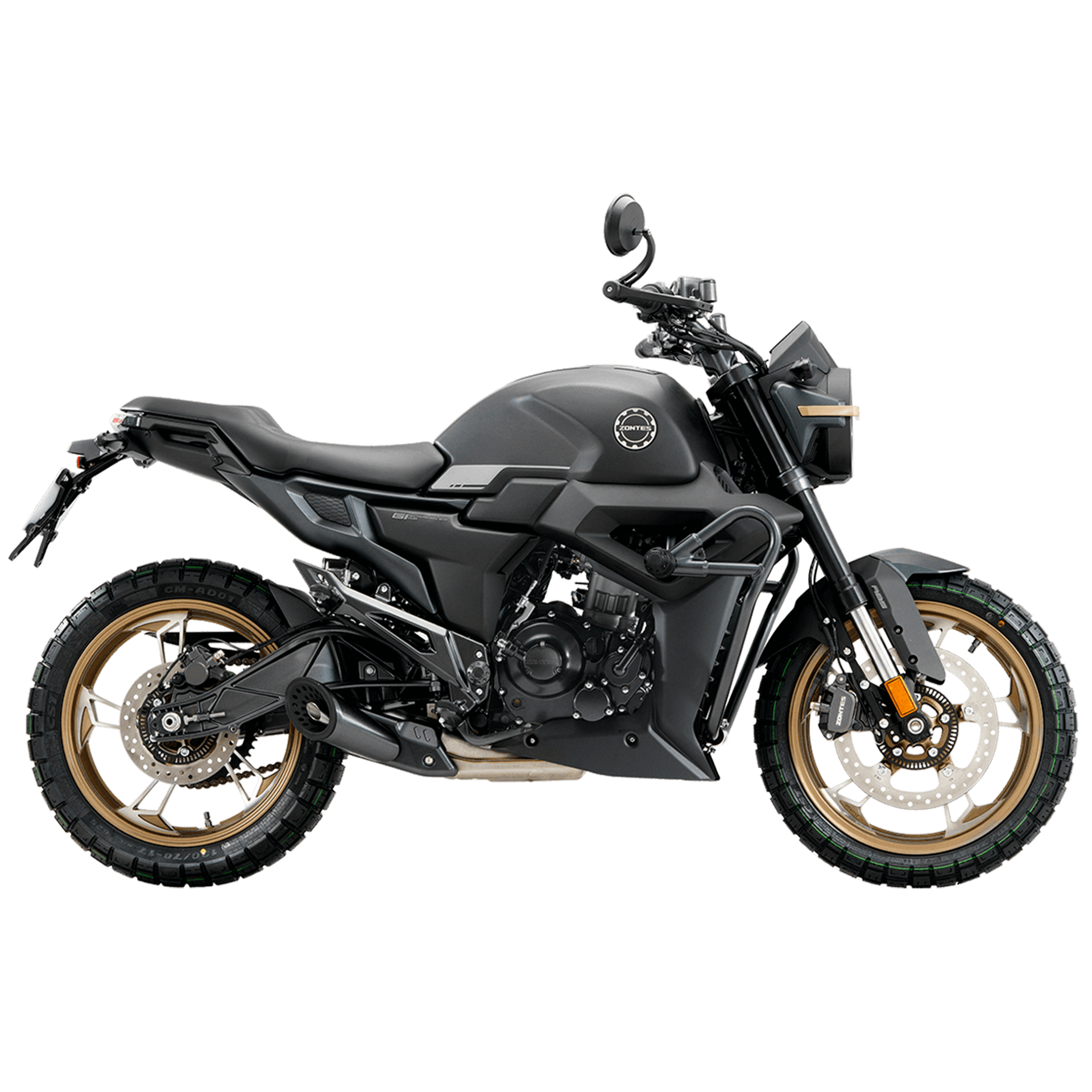 Мотоцикл Zontes ZT125-G1 черный/золотой