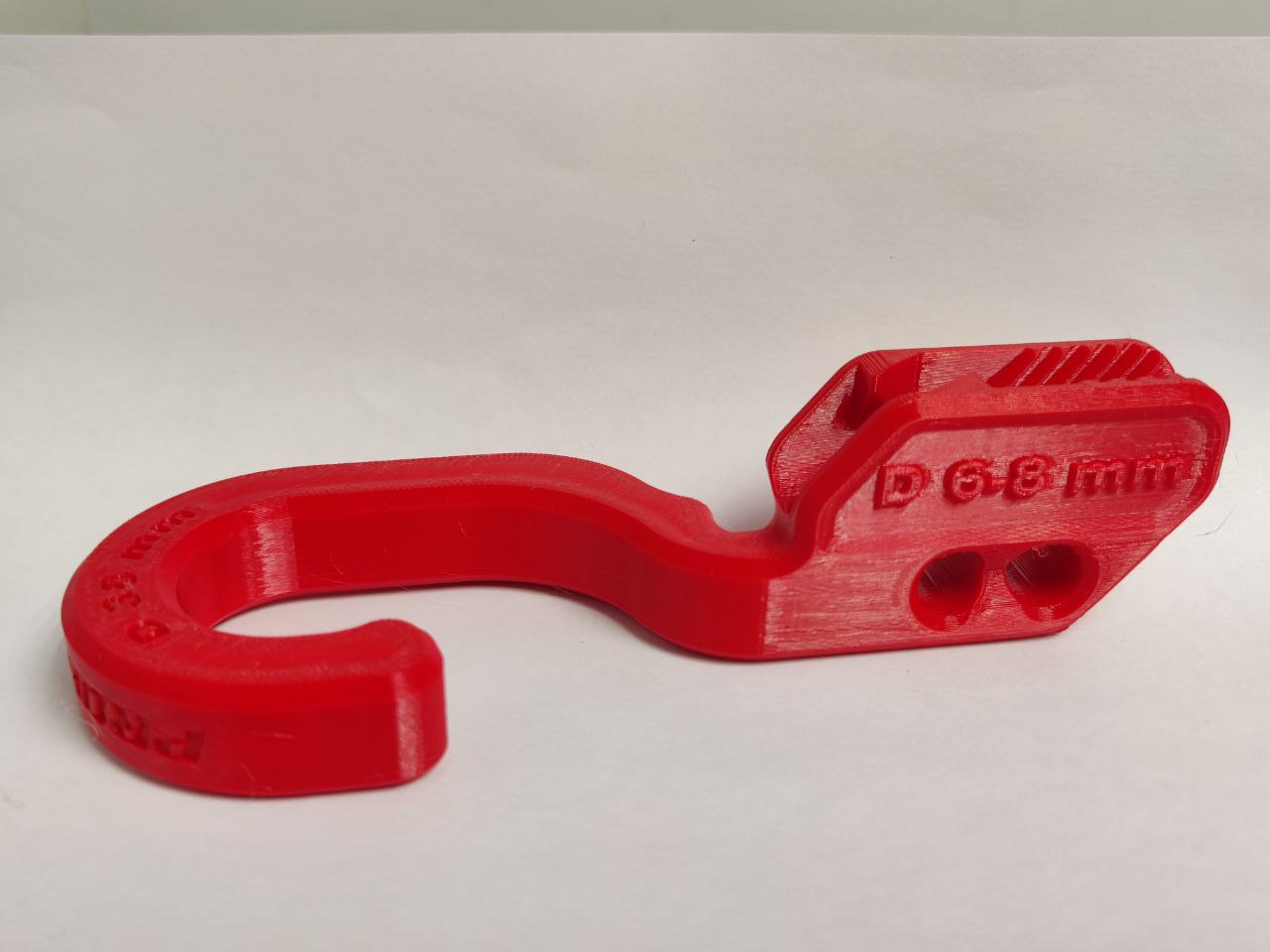 Держатель кранца на трубу 38 мм красный (к-кт 2шт), Прокатись.Ру