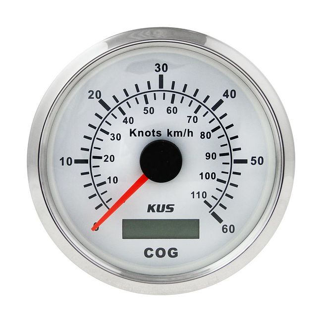 Спидометр GPS аналоговый (WS), 60 узл.