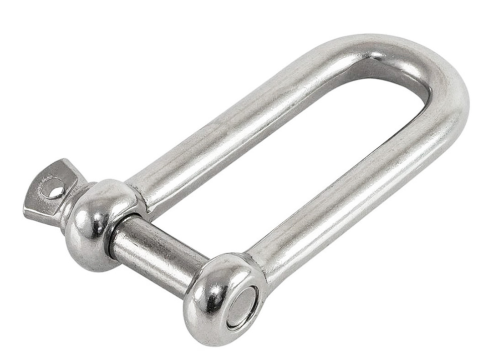 Такелажная скоба U-образная, длинная 12 мм (01612)