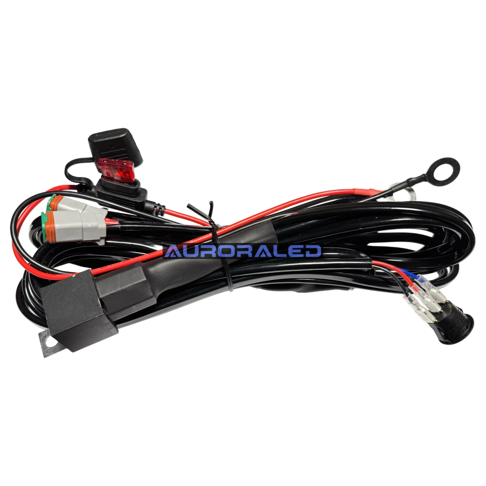Комплект проводки на 2 фары без ДХО Aurora ALO-AW21
