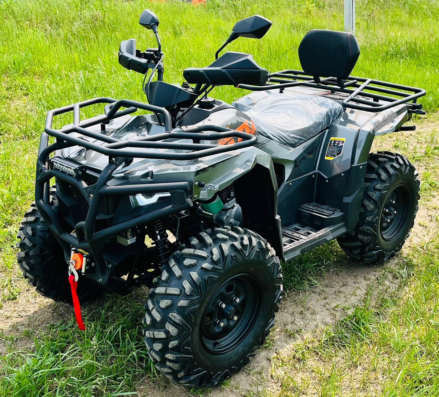 Квадроцикл (комплект для сборки) Explorer 300 4х2 Серый, без кофра (RR) Квадроцикл (комплект для сборки) Explorer 300 4х2 Серый, без кофра (RR)