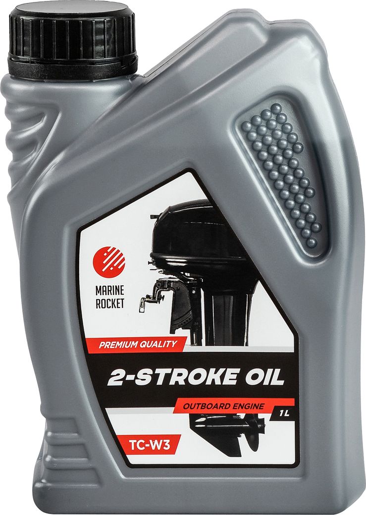 Масло 2-тактное минеральное TC-W3 Marine Rocket 1 л. (упаковка из 24 шт.)