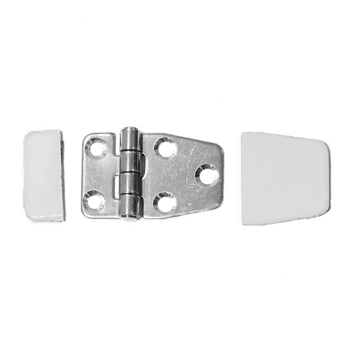 Петля неразъемная SUNFINE с накладкой 59x40x2 мм, асимметричная