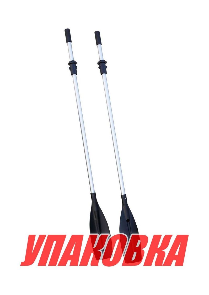 Весло 195 см черное (комплект из 2-х весел) (упаковка из 5 шт.)