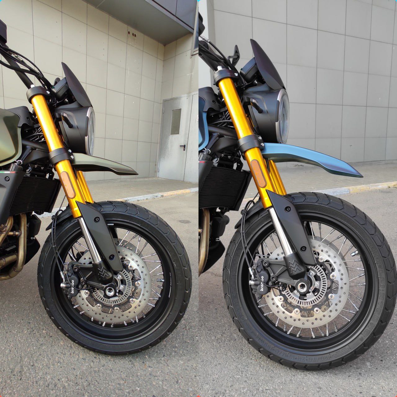 Удлиненное переднее крыло, blue / EXTENDED FENDER ASSY(BLUE)