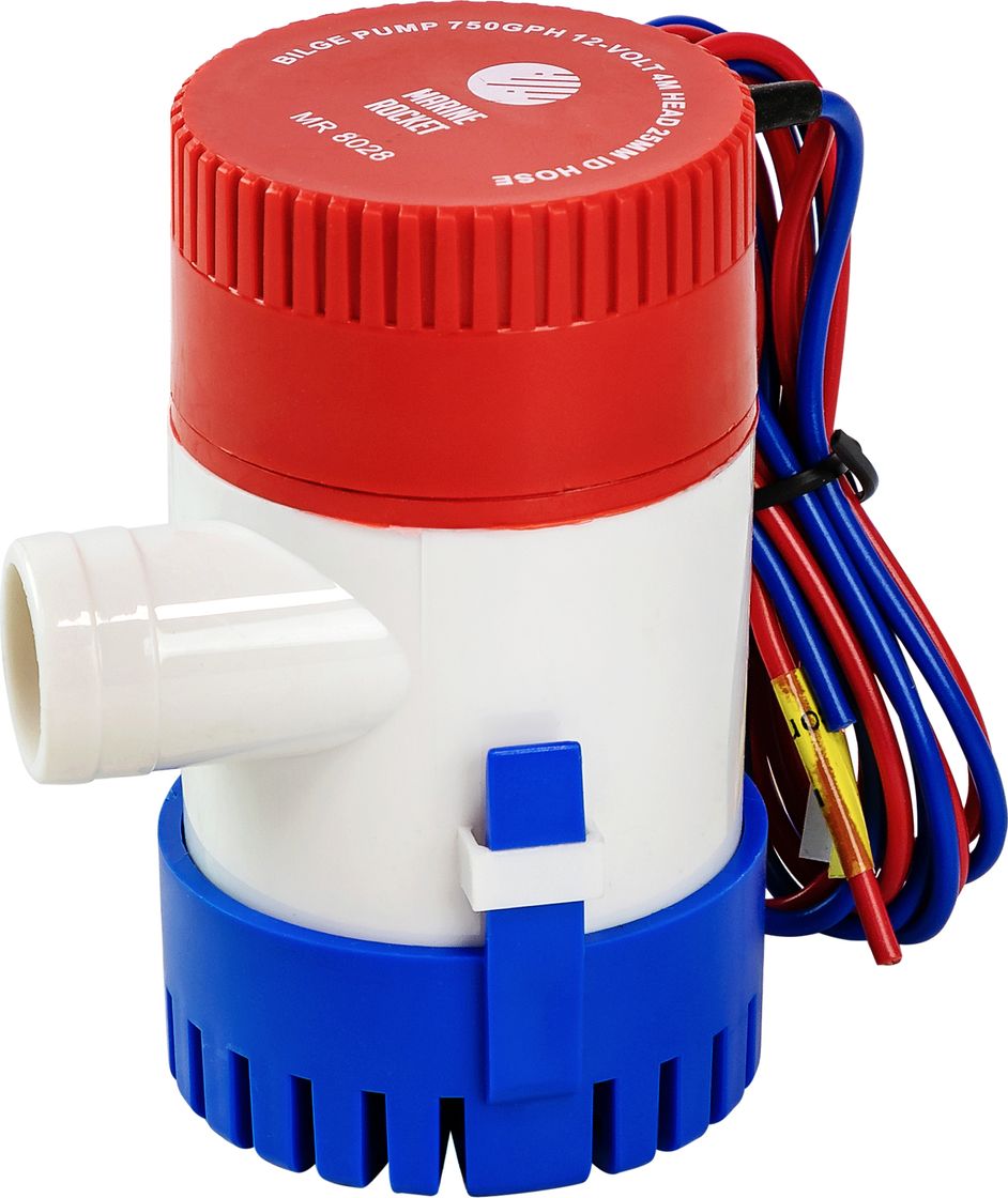 Помпа осушительная Marine Rocket, 750GPH (2838.75 л/ч), 12 В