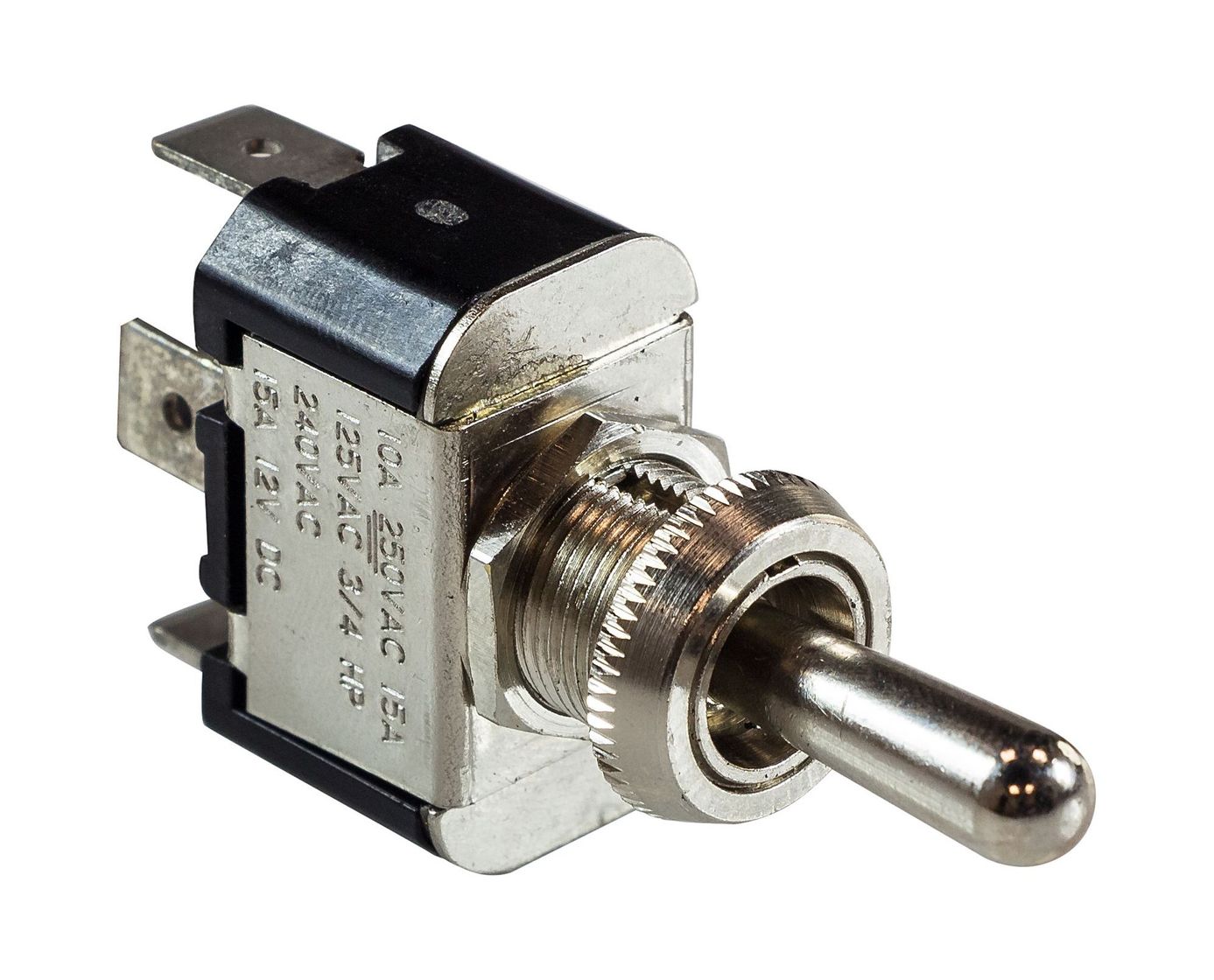 Тумблер трехпозиционный ON-OFF-ON 12 в/15А 3P