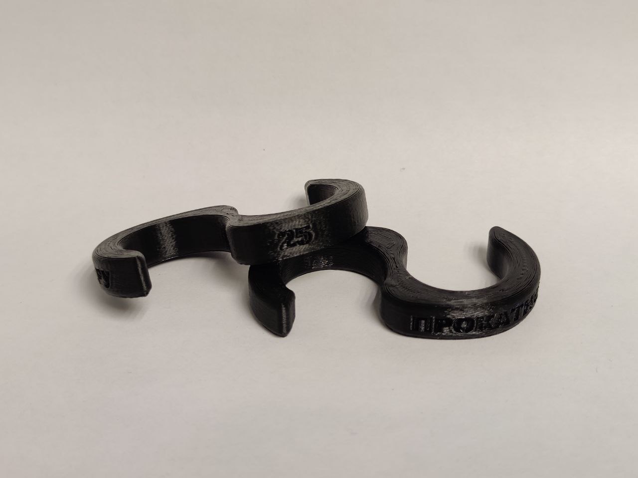 Фиксатор ходового тента тента 25 мм Прокатись.Ру чёрный, 2 шт