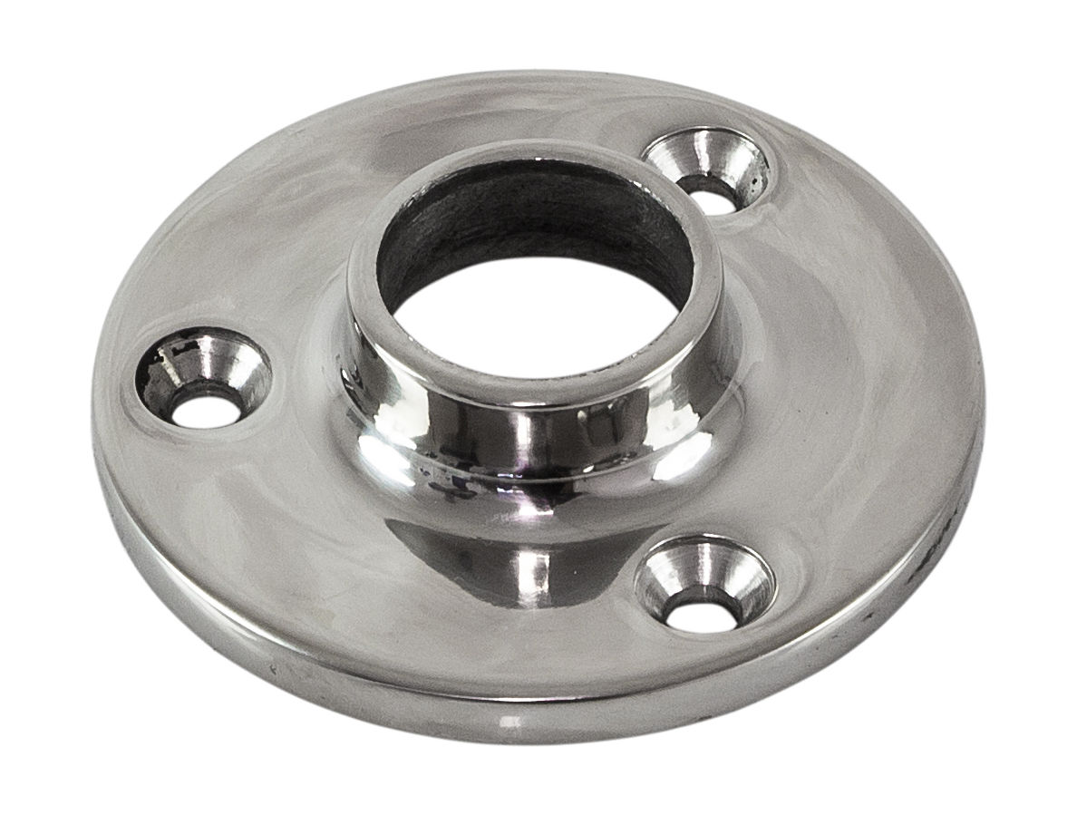 Основание стойки леера 7/8" (22 мм), 90 град, круглое под сварку