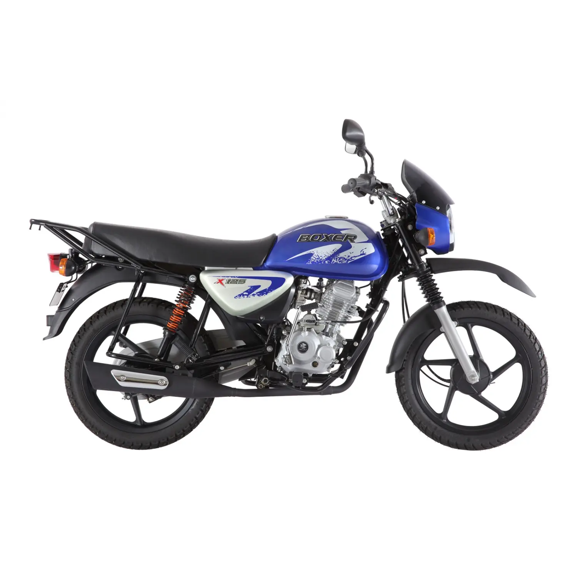 Мотоцикл Bajaj Boxer BM150X Disc, 5 передач, синий