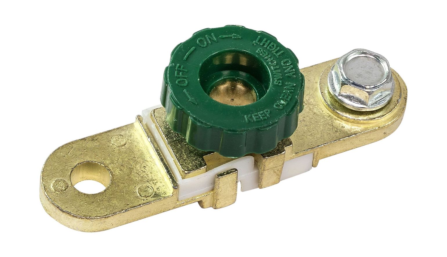 Клемма аккумуляторная с зажимом "-" (с выключателем массы), 17 мм, Marine Rocket