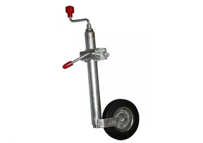 Колесо опорное в сборе с хомутом и крепежом 150кг/60