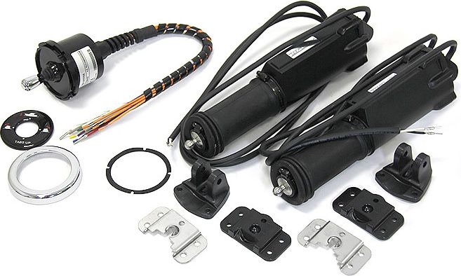 Комплект управления электромеханическими транцевыми плитами, черный 12V