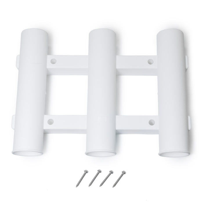 Держатель спиннинга SUNFINE тройной 50мм, белый пластик