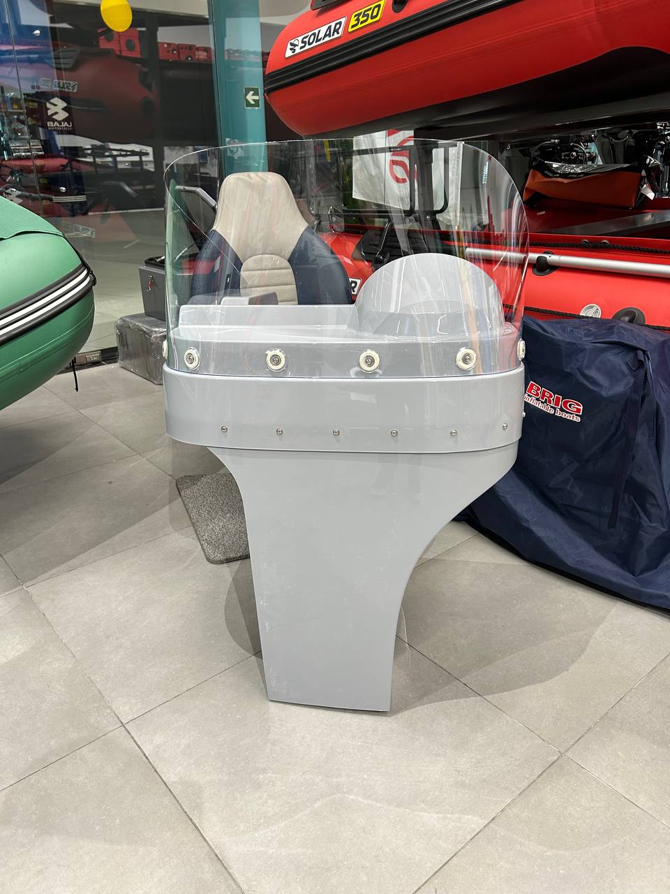 Консоль рулевая "Навигатор R" (СПОРТ) серый, Forza Marine