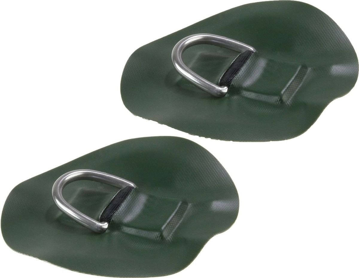 Кольцо D-образное зеленое, 2 шт