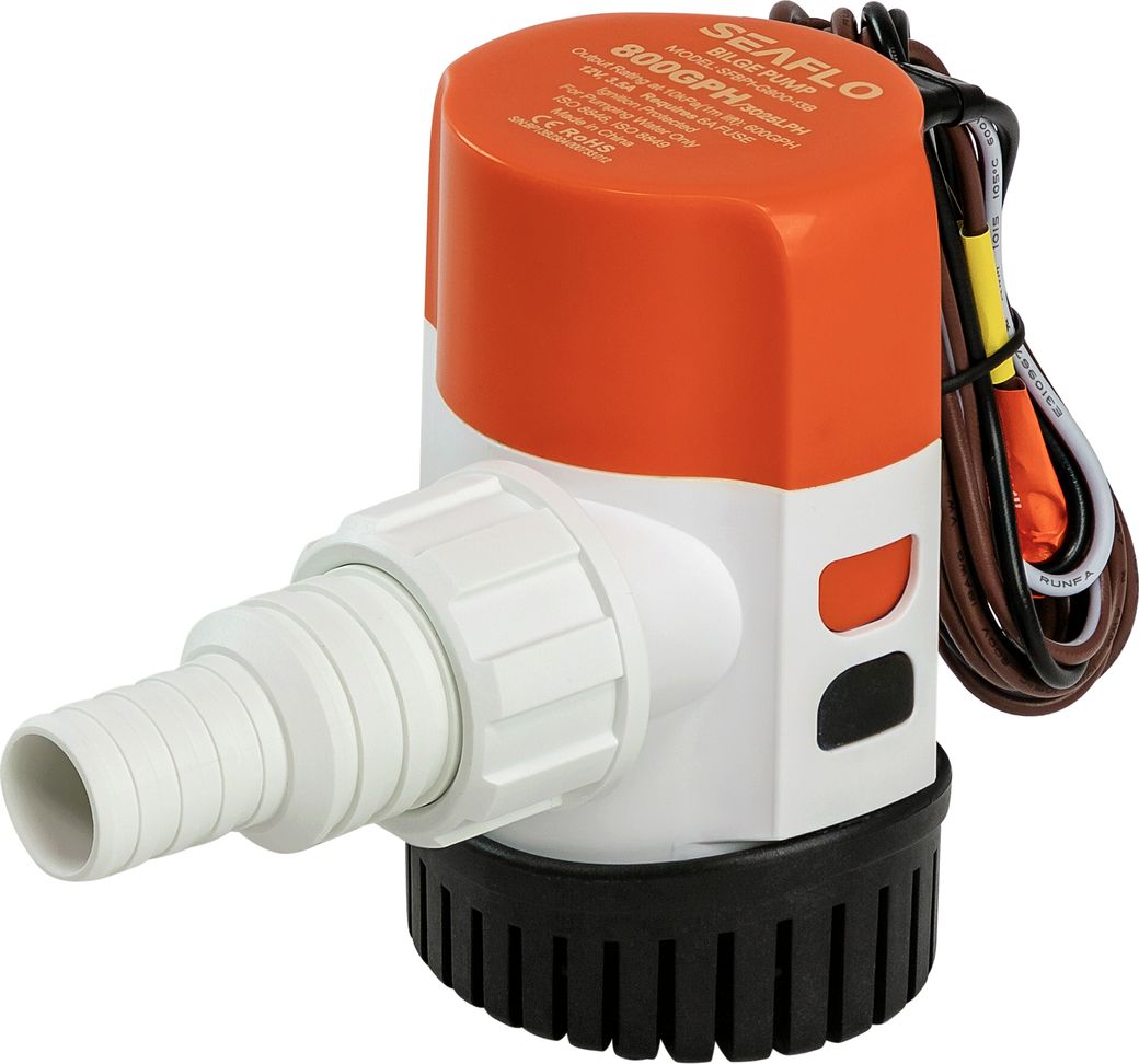 Помпа осушительная 12 В, 800GPH (3028 л/час), автоматическая, SeaFlo