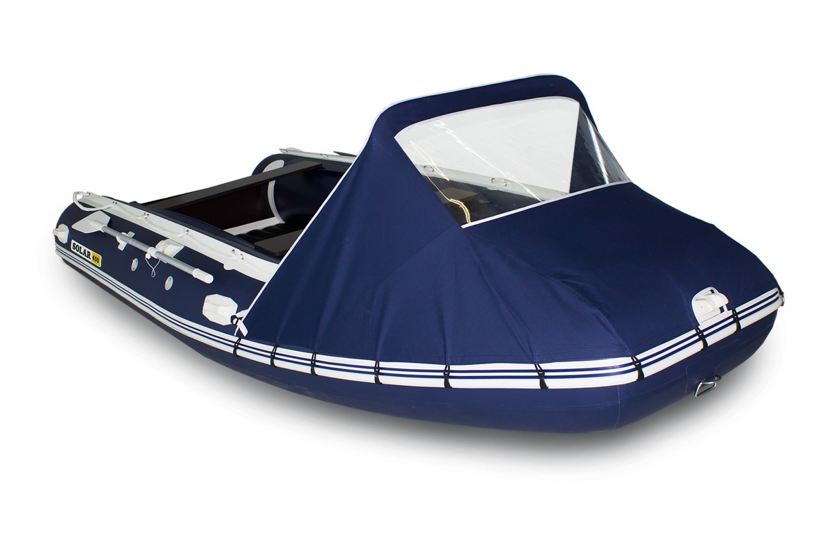 Носовой фартук для лодки Солар-420 Strela Jet синий