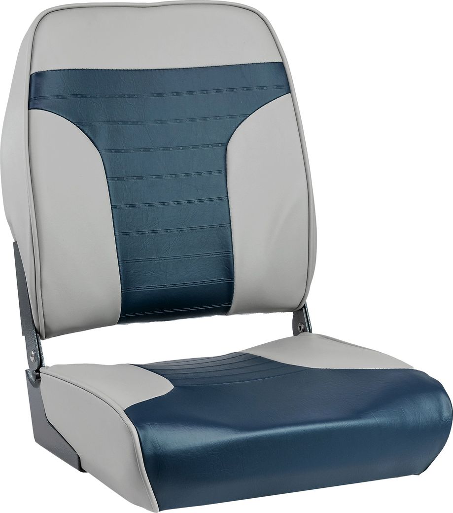 Кресло мягкое складное Marine Rocket, обивка винил, цвет серый/синий (упаковка из 4 шт.)