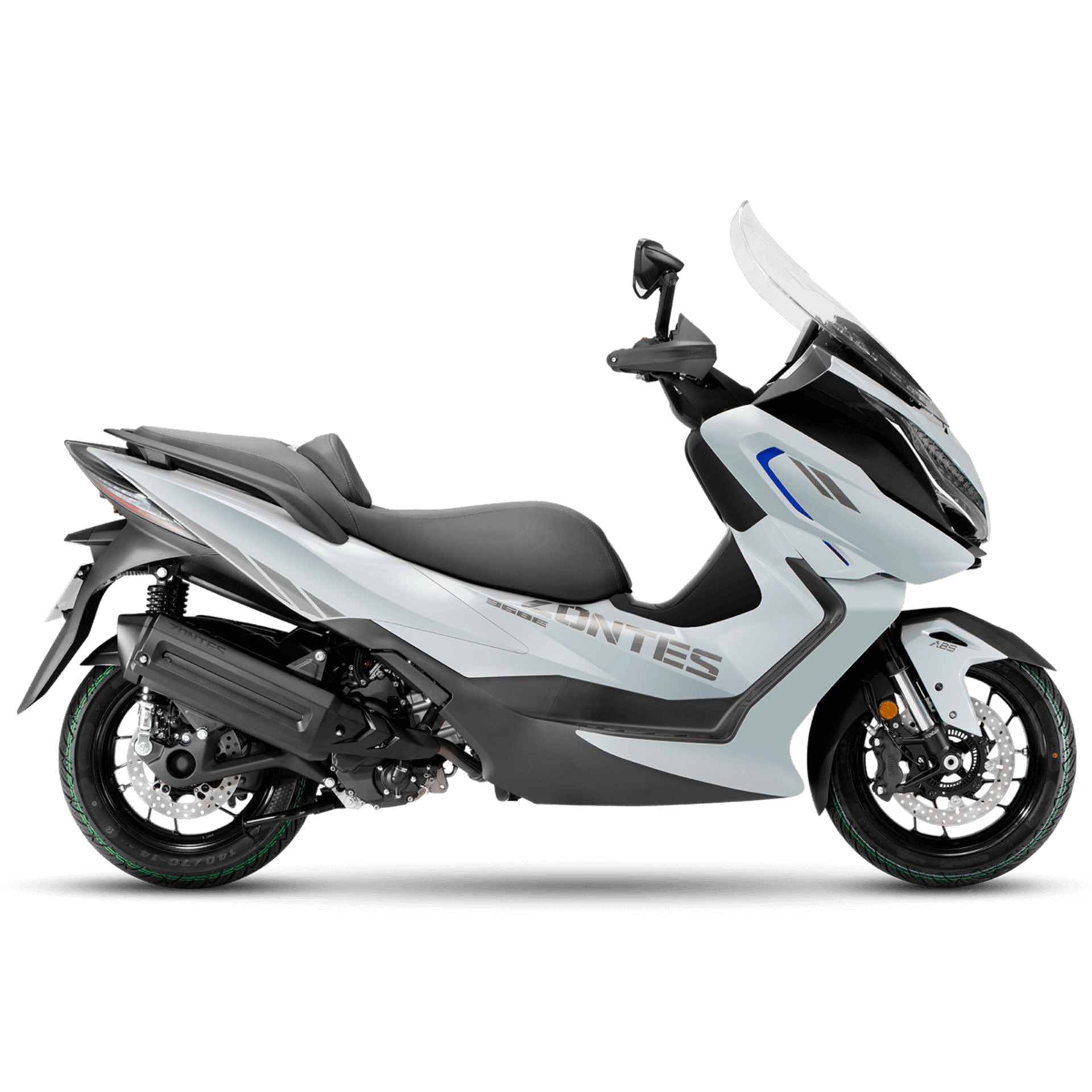 Максискутер Zontes ZT368-E серый