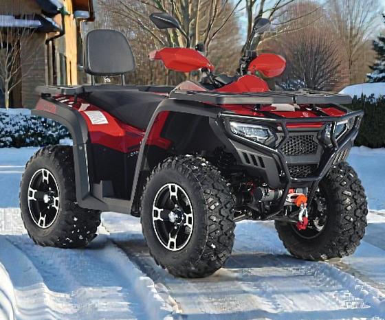 Квадроцикл HND QRX 350 красный