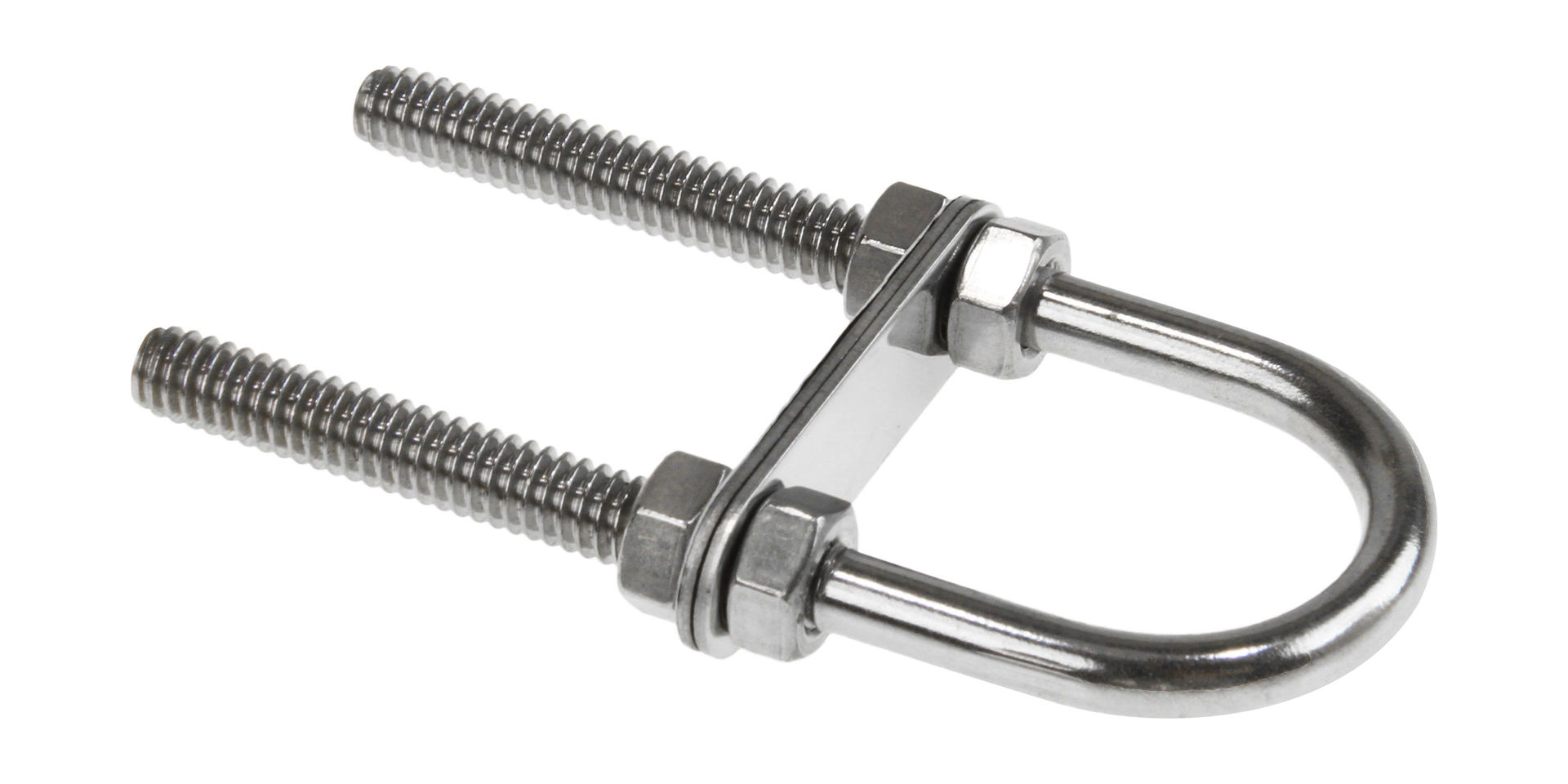 Рым-болт U-образный D6.3 мм, Lрез. 48 мм