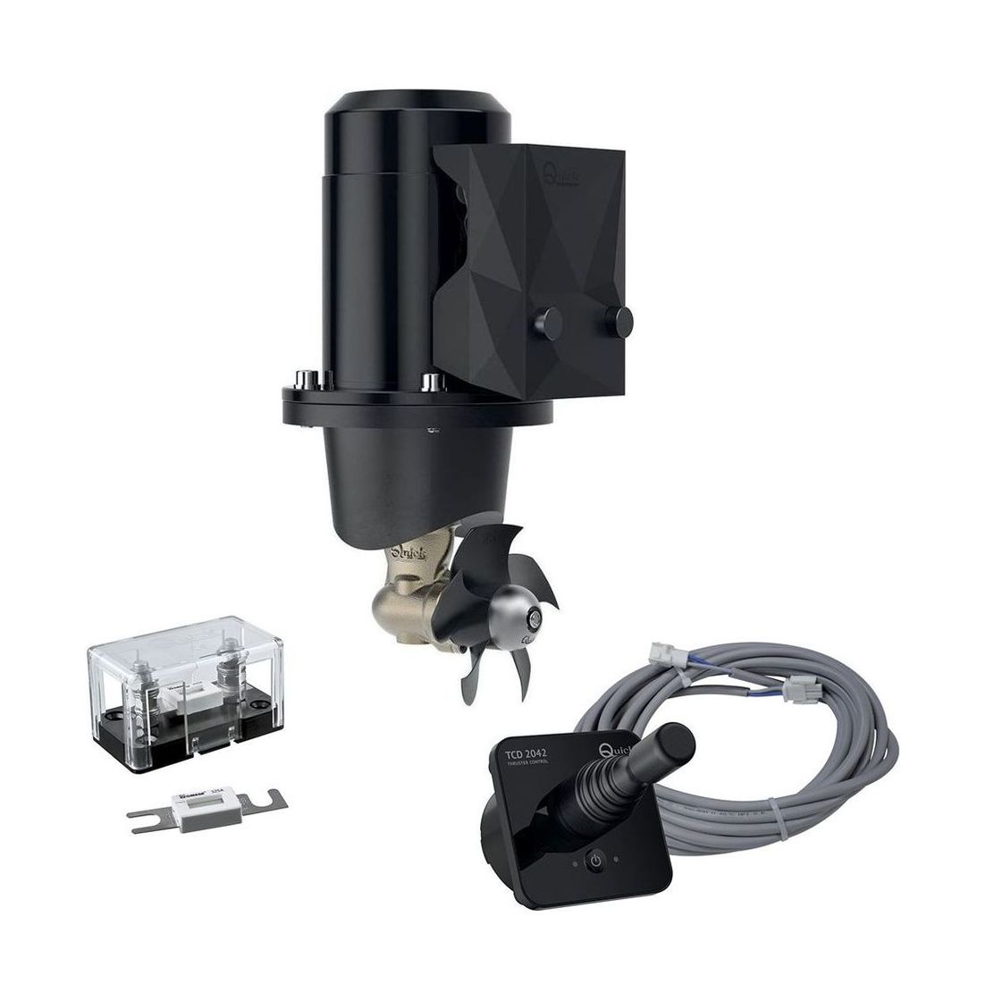 Подруливающее устройство Quick, D110mm, 25KGF, 12 В, (TCD2042 - TCDEX06 - NO TNL) Подруливающее устройство Quick, D110mm, 25KGF, 12 В, (TCD2042 - TCDEX06 - NO TNL)