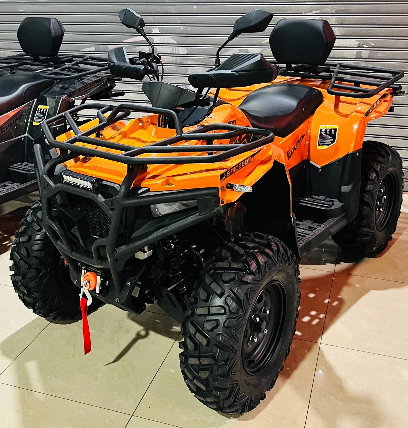 Квадроцикл (комплект для сборки) Explorer 400 Deluxe 4х4 Оранжевый (RR) Квадроцикл (комплект для сборки) Explorer 400 Deluxe 4х4 Оранжевый (RR)