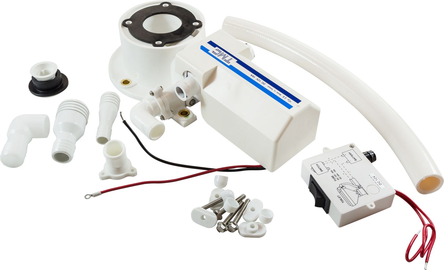 Комплект для переделки ручного унитаза в электрический, новое основание, 12 В, (упаковка из 6 шт.)