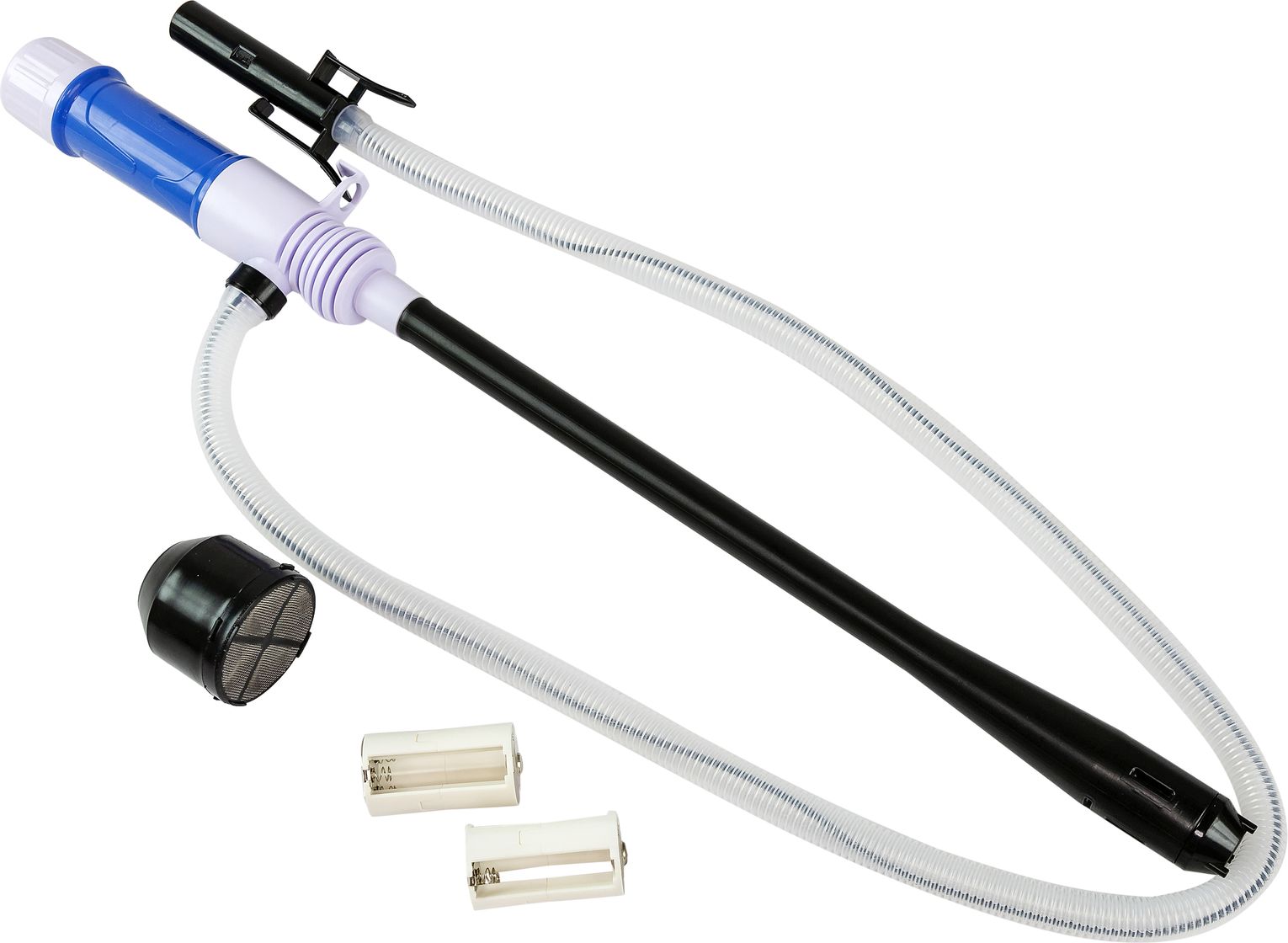 Насос электрический для перекачки топлива на батарейках 120см, Marine Rocket