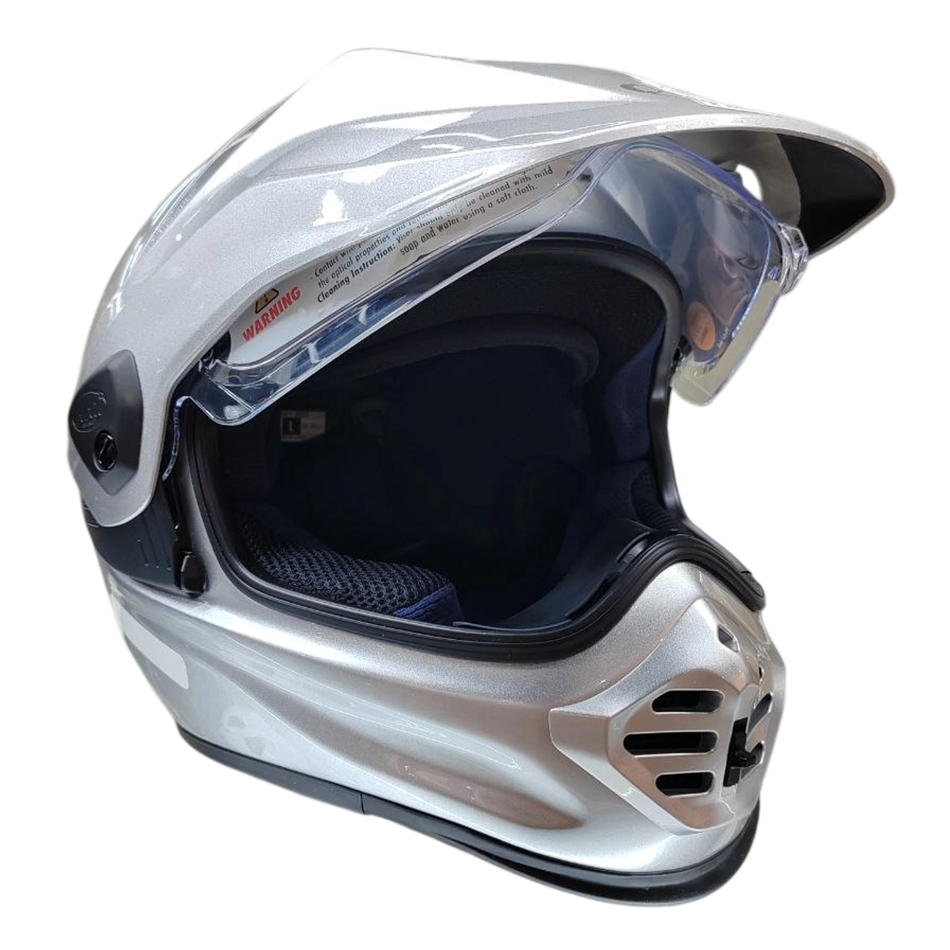 Шлем Arai Tour Cross X5 Aluminium Silver, серый/серебристый, размер L (RR)