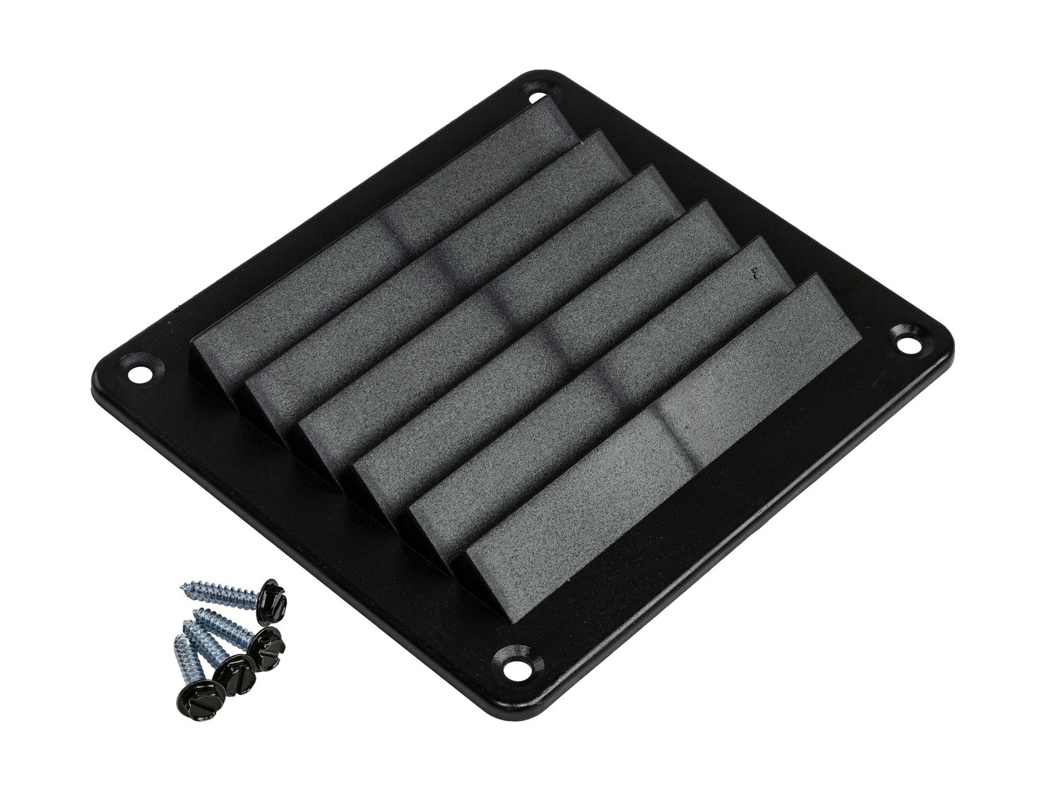 Решетка воздухозаборника 143х125х17 мм, черный, SeaFlo