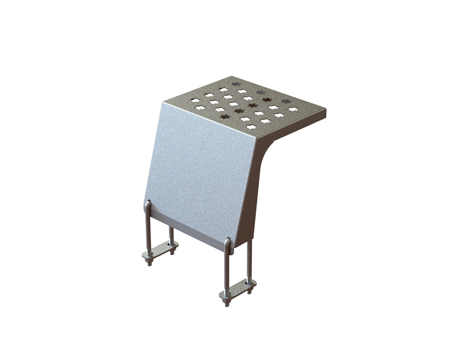 Подножка на крыло для прицепов МЗСА 81771G.021, 81771G.011 (цинк) Praktik.pro