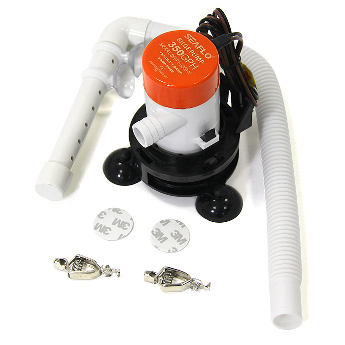 Насос аэратор портативный 350GPH 10 Series 12В (комплект)