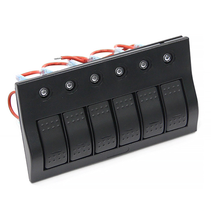 Панель переключателей 6 клавиши с автоматическими выключателями NEKEKE, серия S
