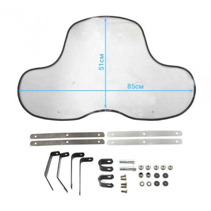Универсальное стекло для квадроцикла AT-06469-1  Универсальное стекло для квадроцикла AT-06469-1