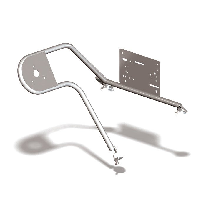 Стойка рулевая с креплением на баллон надувной лодки  25мм