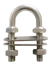 Рым-болт U-образный D10 мм, Lрез. 130 мм