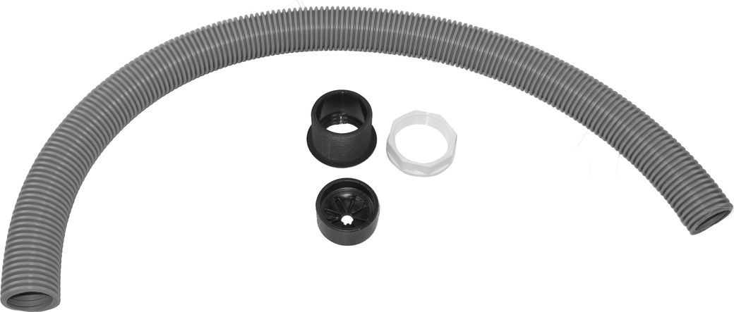 Гофра кабель-трассы d50 мм, L800 мм, серая