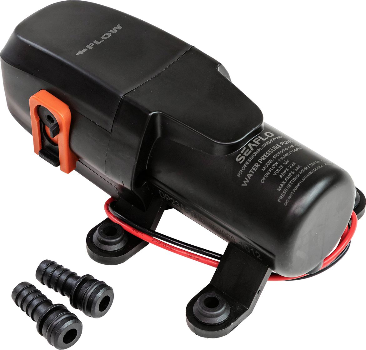 Помпа водоподающая SeaFlo, 12в, 3.8л/мин, 2.8 бар, 3.8 А (упаковка из 10 шт.)