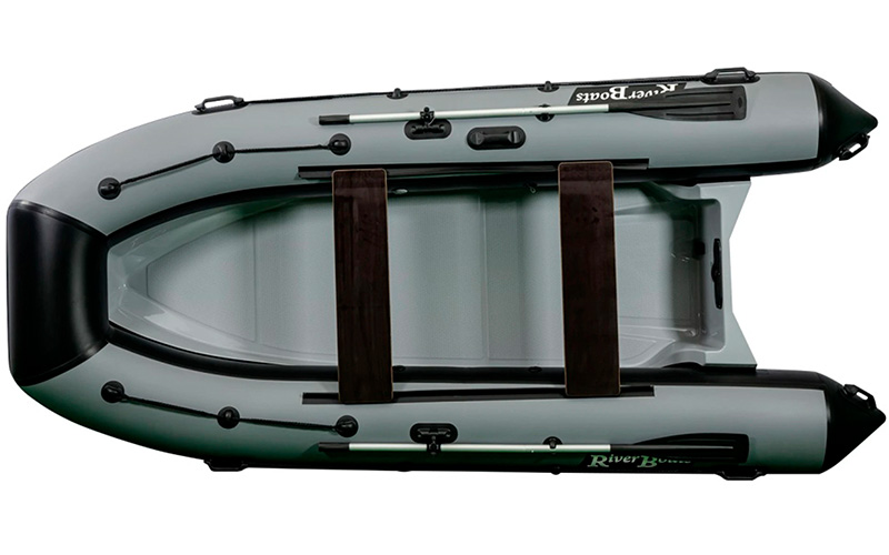 Лодка River Boats RB 380 вид с кормы